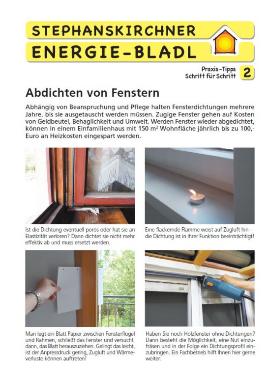 Stephanskirchner EnergieBladl #2 Fenster