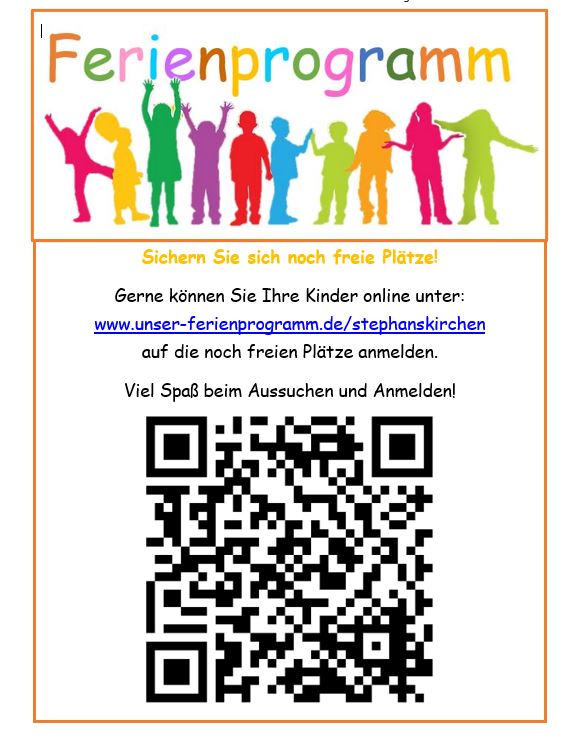 Ferienprogramm im Juni